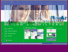 Tablet Screenshot of flowairfilters.com